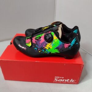 Santic Roadway Unisex Road Cycling Shoes 38 Picasso Mountain Bike NIB